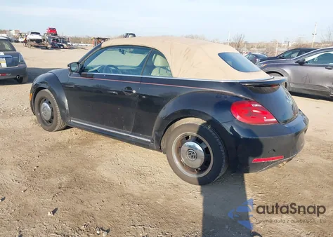 2013 Volkswagen Beetle 2.5L из США, поврежденный, VIN 3VW5P7AT6DM818836
